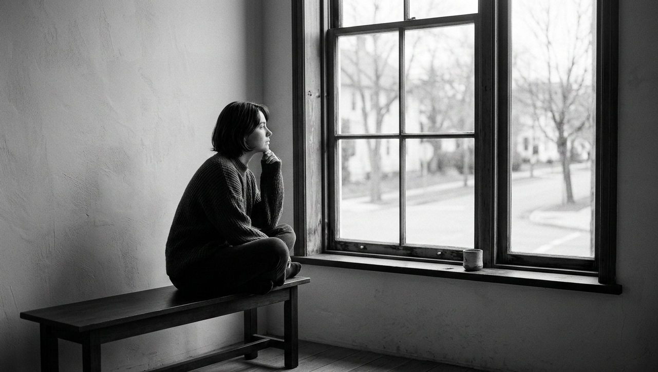 bireysel psikolojik süreçleri ve içsel düşünme anını temsil eden metaforik sahne