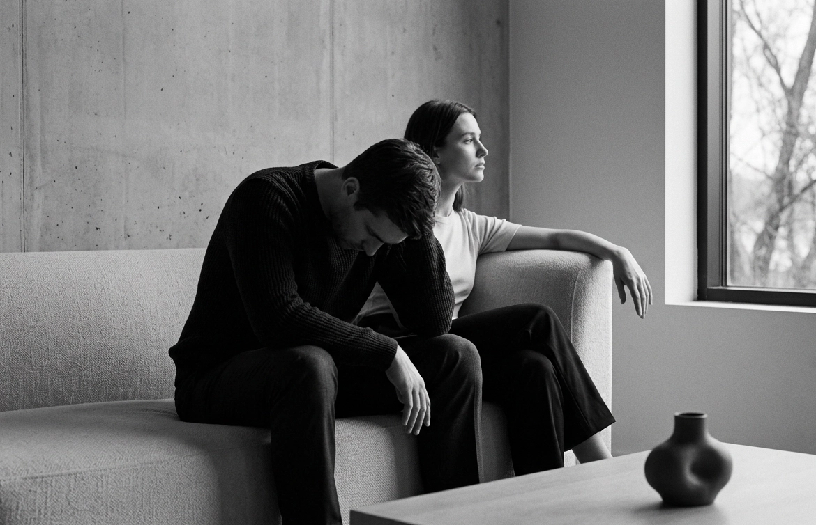 tartışma sonrası duygusal mesafe yaşayan çift