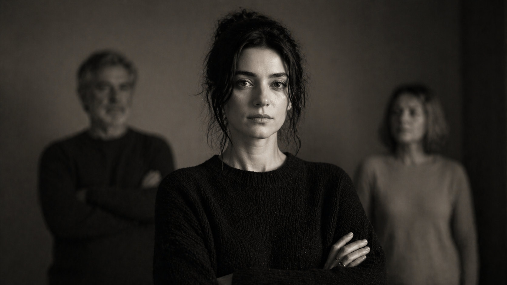 ailesine karşı sınır koymaya çalışan kararlı yetişkin birey